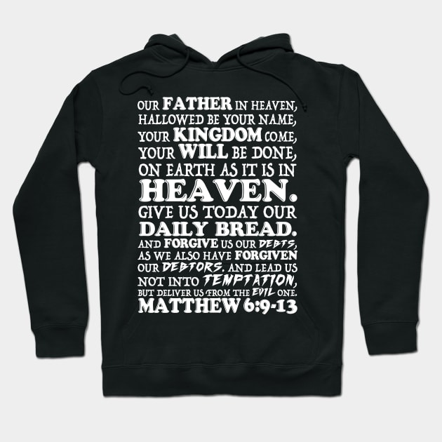 Lord's Prayer Hoodie by Plushism